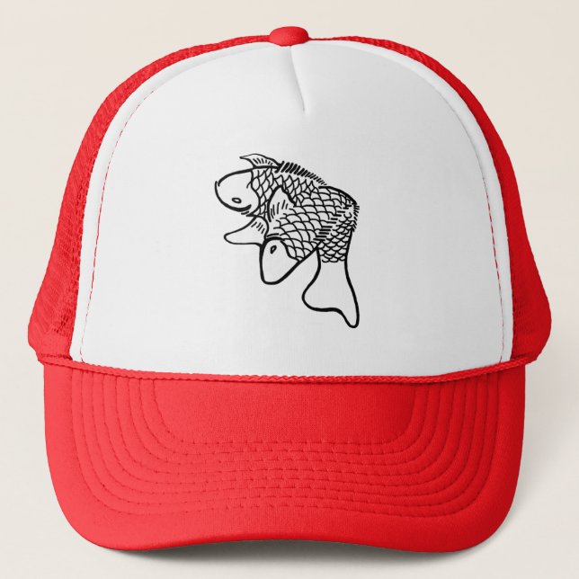 Casquette de camionneur de sashimi de Fukushima (Devant)