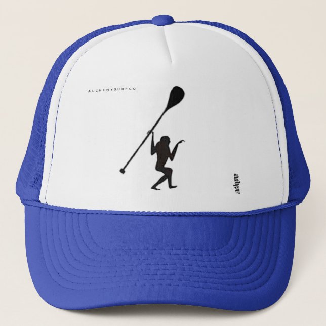Casquette de camionneur de singe de surf (Devant)