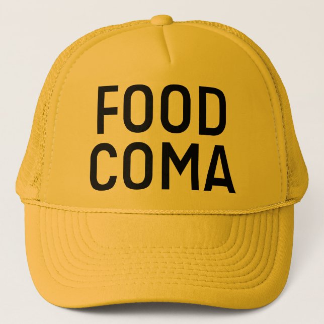Casquette de camionneur de slogan de COMA de (Devant)