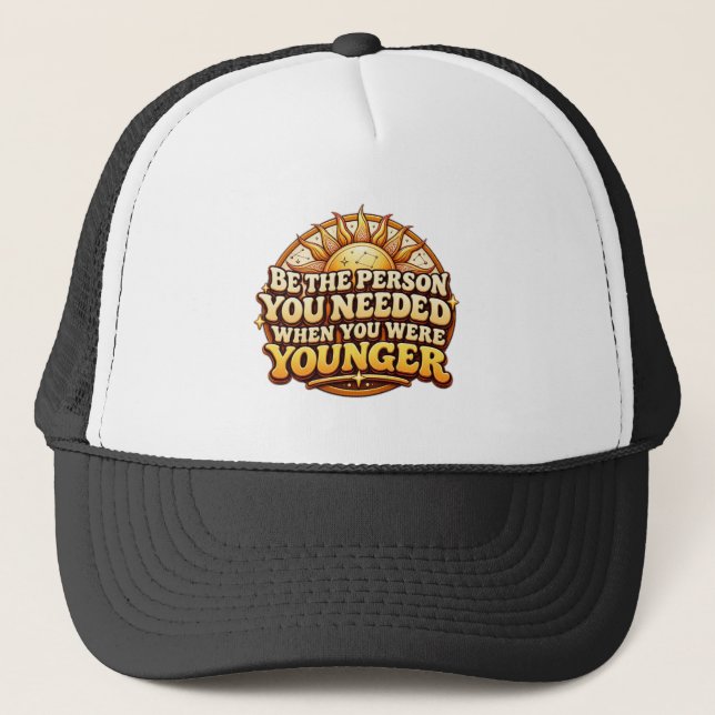 Casquette de camionneur de style rétro (Devant)