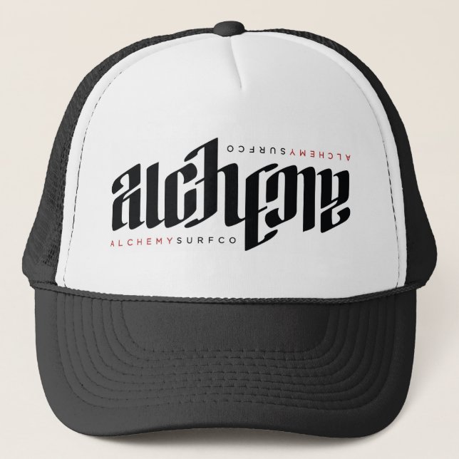 Casquette de camionneur de surf d'alchimie : : (Devant)
