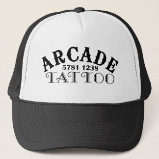 Casquette de camionneur de tatouage d'arcade