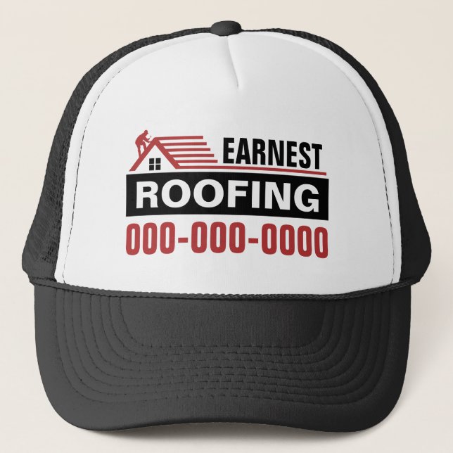 Casquette de camionneur de toiture (Devant)
