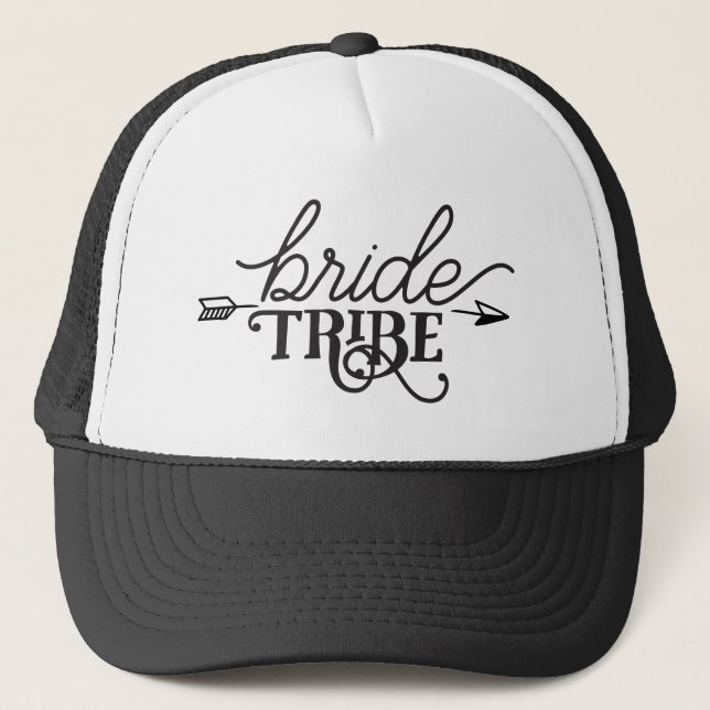 Casquette de camionneur de tribu de jeune mariée (Devant)