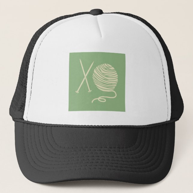 Casquette de camionneur de tricoteuse (Devant)