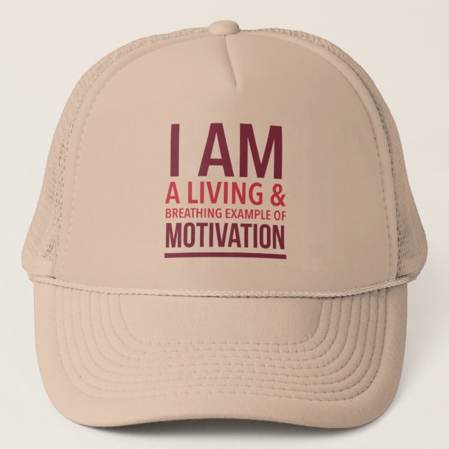 Casquette de camionneur de typographie (Devant)