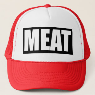 Casquette de camionneur de VIANDE