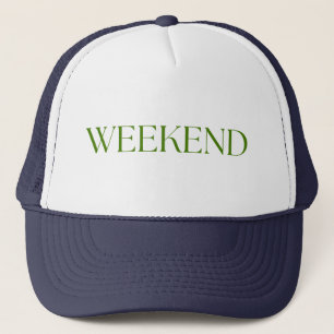 Casquette de camionneur de week-end