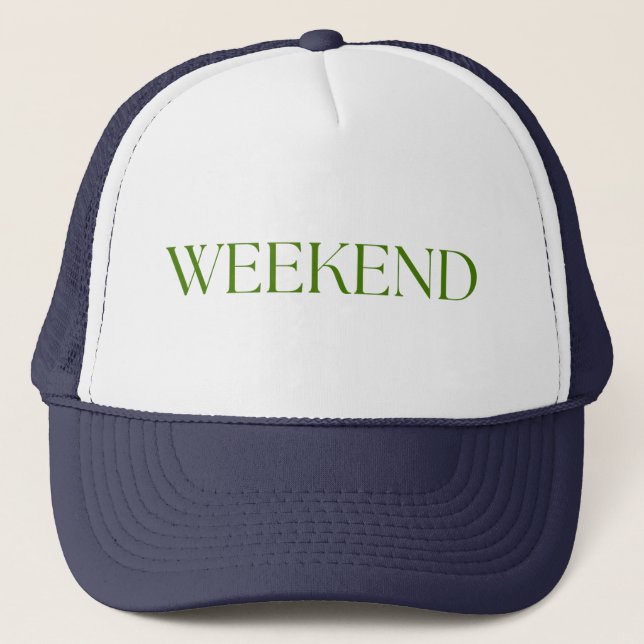 Casquette de camionneur de week-end (Devant)