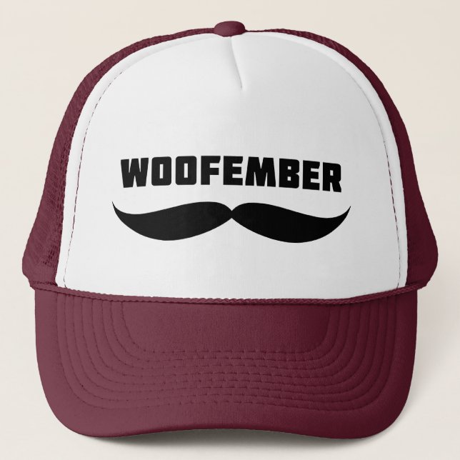 Casquette de camionneur de Woofember (Bourgogne) (Devant)