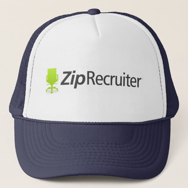 Casquette de camionneur de ZIpRecruiter (Devant)