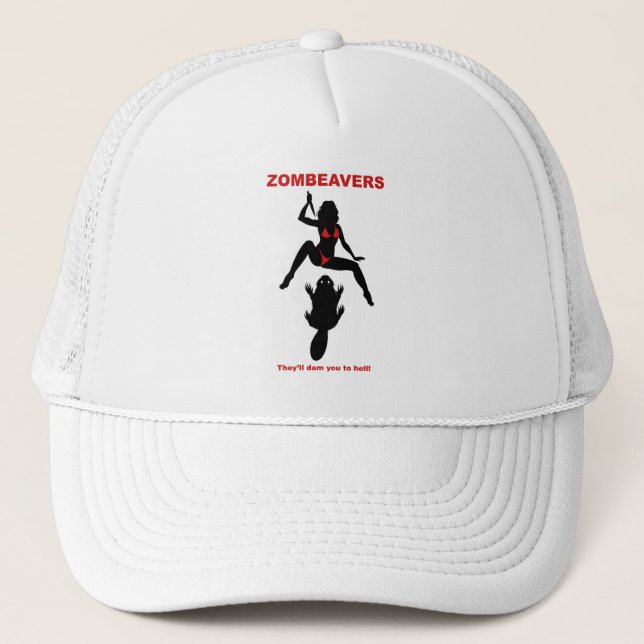 Casquette de camionneur de ZOMBEAVERS (Devant)