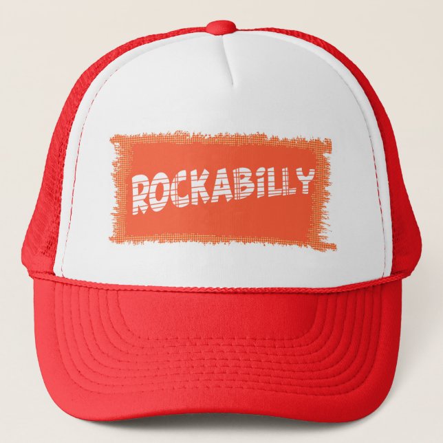 Casquette de camionneur déchirée RockaBilly (Devant)