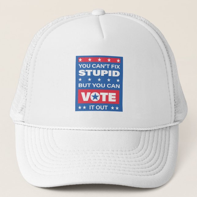 Casquette de camionneur drôle avec une citation de (Devant)
