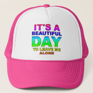 Casquette de camionneur drôle "Laissez-moi tranqui