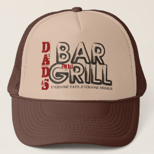Casquette de camionneur du bar et grill du papa
