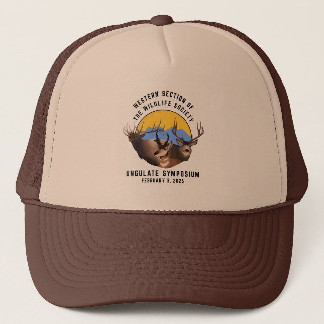 Casquette de camionneur du symposium des ongulés d (Devant)