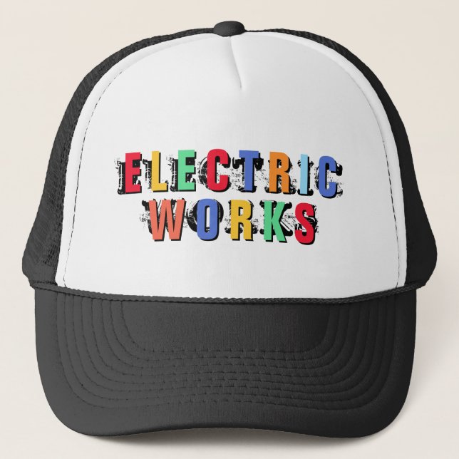 Casquette de camionneur Electric Works™ défectueus (Devant)