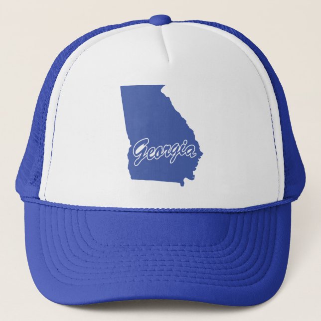 Casquette de camionneur en forme de l'État de Géor (Devant)