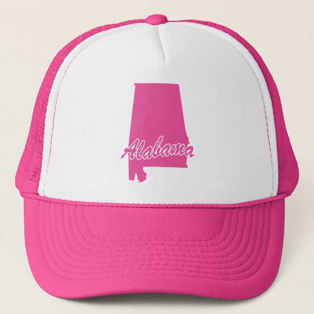 Casquette de camionneur en forme de l'État de l'Al (Devant)