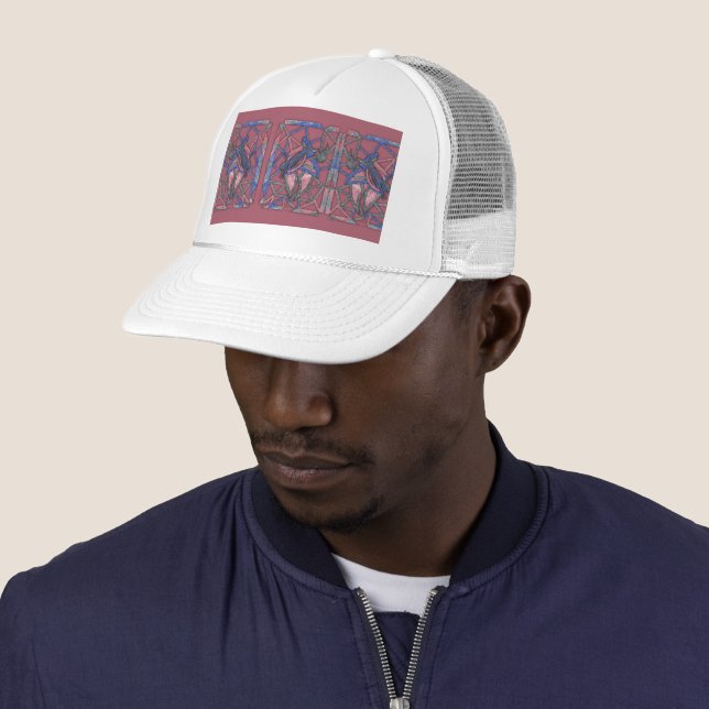 Casquette de camionneur en mousse Color Motion (En situation)