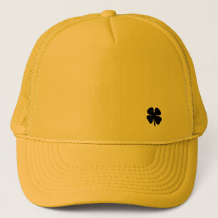 Casquette de camionneur en mousse jaune Black Clov