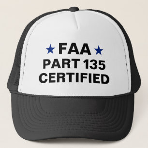 Casquette de camionneur FAA Partie 135