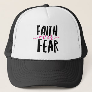 Casquette de camionneur Faith Over Fear
