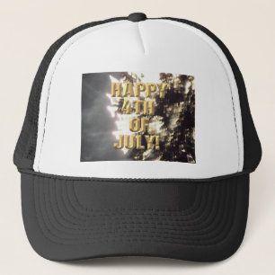 Casquette de camionneur Feu d'artifice 2 4 juillet