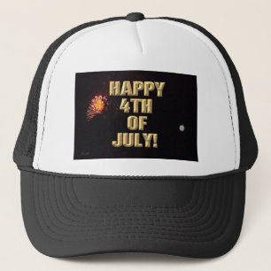 Casquette de camionneur Fireworks 8 4 juillet