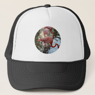 Casquette de camionneur flamant rose
