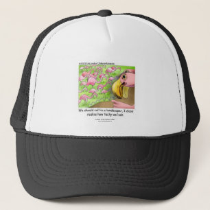 Casquette de camionneur Flamants Roses de mauvais