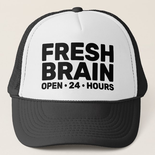 Casquette de camionneur Fresh Brain™ (grand format (Devant)