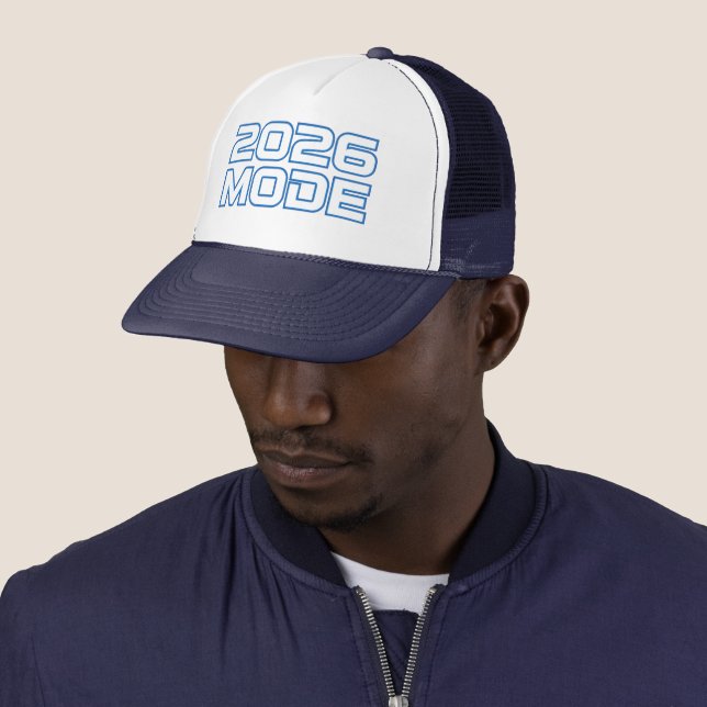 Casquette de camionneur futuriste Mode 2026 (En situation)