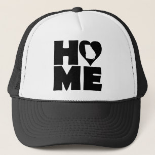 Casquette de camionneur Georgia Home Heart State B