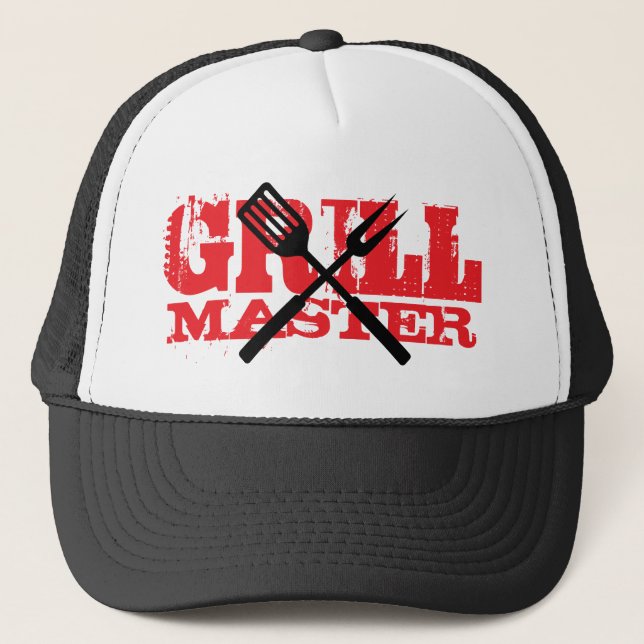 Casquette de camionneur GrillMaster pour chef BBQ (Devant)