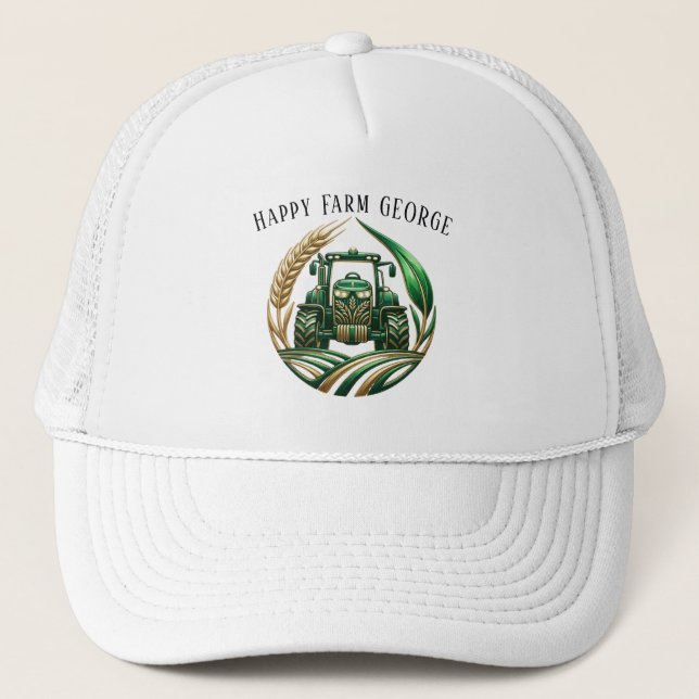 Casquette de camionneur Happy Farm George (Devant)