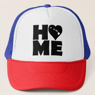 Casquette de camionneur Hawaii Home Heart State
