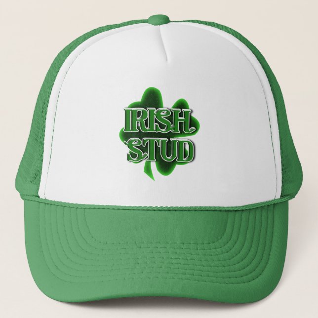 Casquette de camionneur irlandais St. Patrick's Da (Devant)