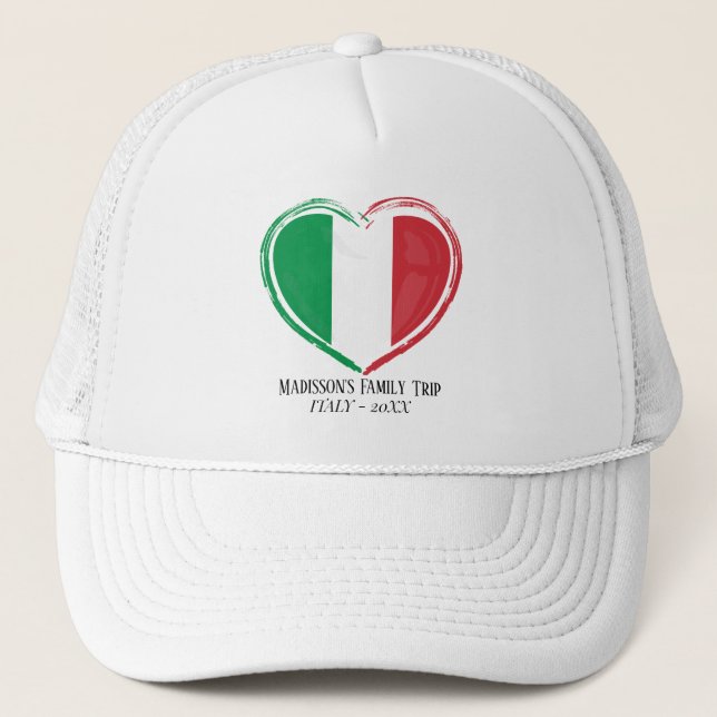 Casquette de camionneur ITALIE simple moderne (Devant)