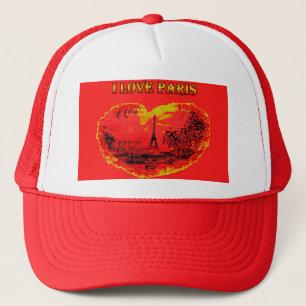 Casquette de camionneur j'aime paris
