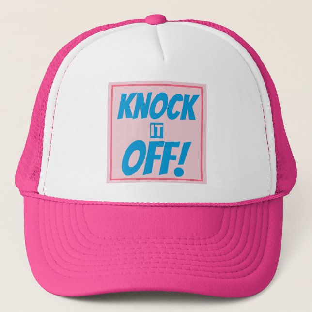 Casquette de camionneur KNOCK IT OFF  (Devant)