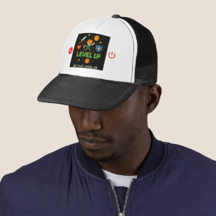 Casquette de camionneur Level Up Gamer – Style Pix