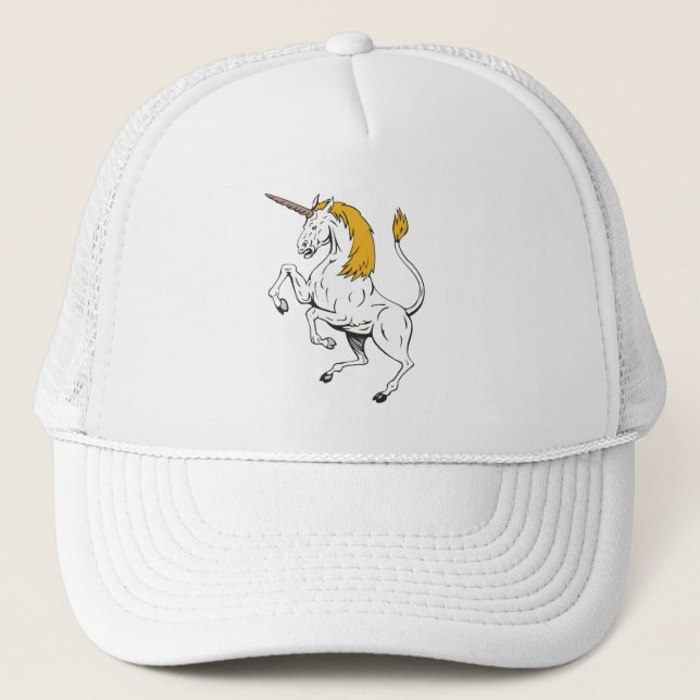 Casquette de camionneur Licorne Puissance  (Devant)