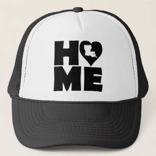 Casquette de camionneur Louisiana Home Heart State