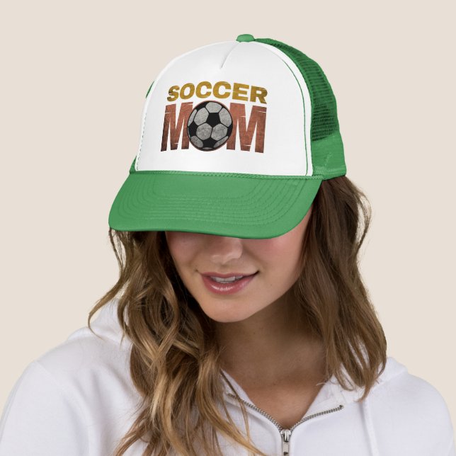 CASQUETTE DE CAMIONNEUR MAMAN DE FOOT (En situation)