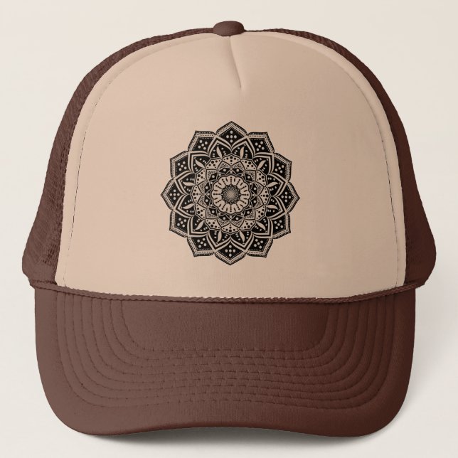 Casquette de camionneur Mandala (Devant)