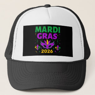 Casquette de camionneur Mardi Gras