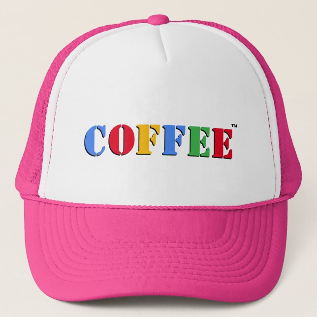 Casquette de camionneur Marque de café (Devant)