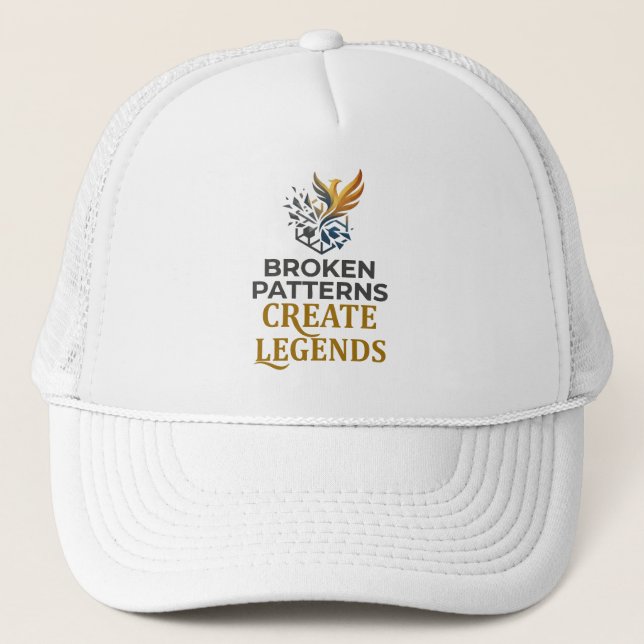Casquette de camionneur motivationnelle (Devant)